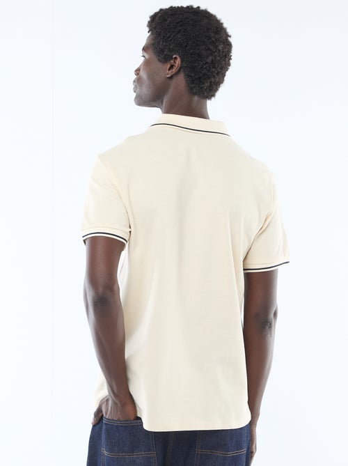 Polo in piqué di cotone a maniche corte - Kiabi