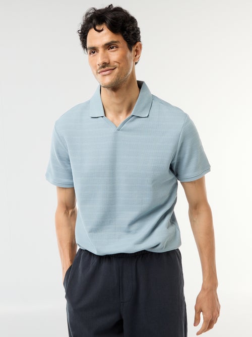 Polo in piqué di cotone a maniche corte - Kiabi