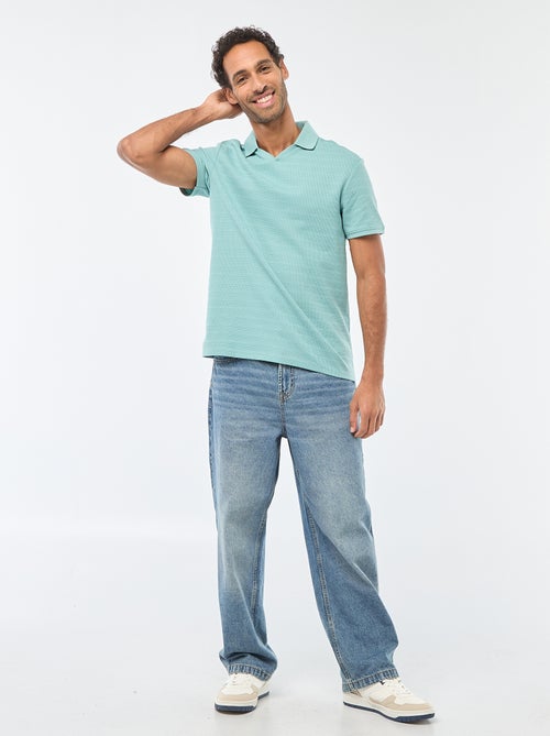 Polo in piqué di cotone a maniche corte - Kiabi