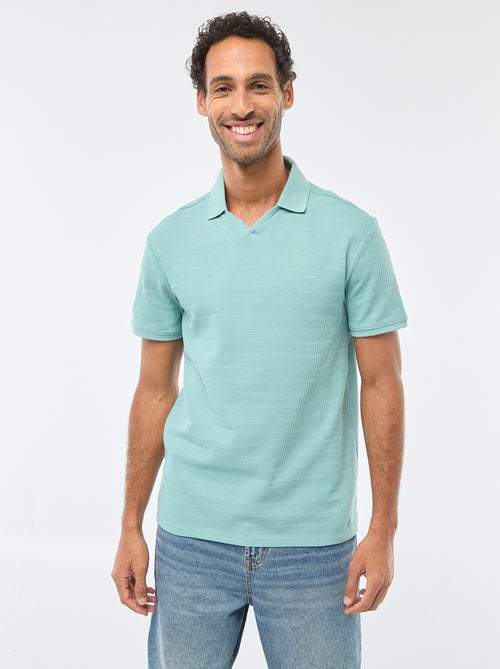 Polo in piqué di cotone a maniche corte - Kiabi