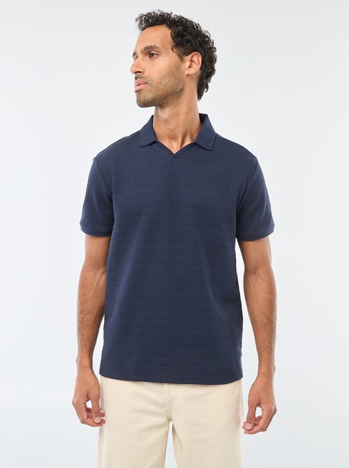 Polo in piqué di cotone a maniche corte - Kiabi