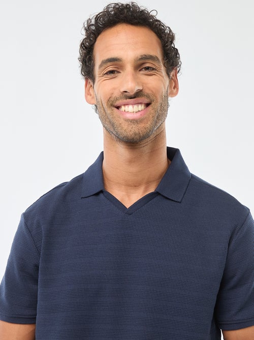 Polo in piqué di cotone a maniche corte - Kiabi