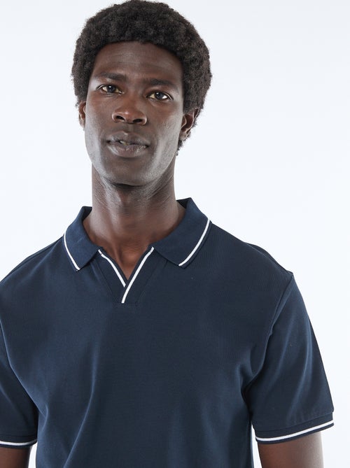 Polo in piqué di cotone a maniche corte - Kiabi