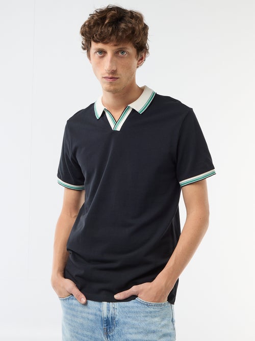 Polo in piqué di cotone a maniche corte - Kiabi Polo in piqué di cotone a maniche corte - Kiabi