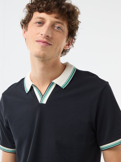 Polo in piqué di cotone a maniche corte - Kiabi Polo in piqué di cotone a maniche corte - Kiabi