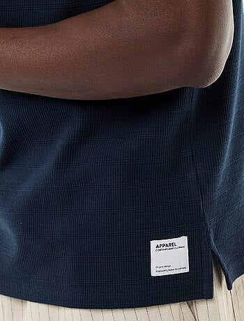 Polo in piqué di cotone a maniche corte