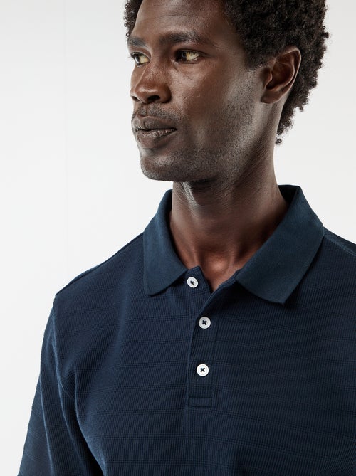Polo in piqué di cotone a maniche corte - Kiabi