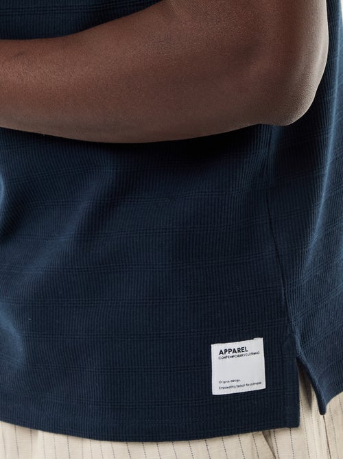 Polo in piqué di cotone a maniche corte - Kiabi