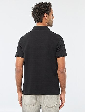 Polo in piqué di cotone a maniche corte
