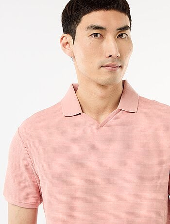 Polo in piqué di cotone a maniche corte