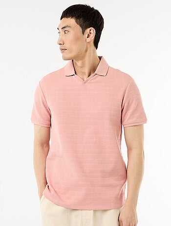 Polo in piqué di cotone a maniche corte