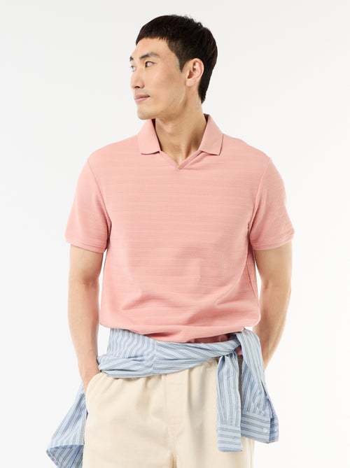 Polo in piqué di cotone a maniche corte - Kiabi