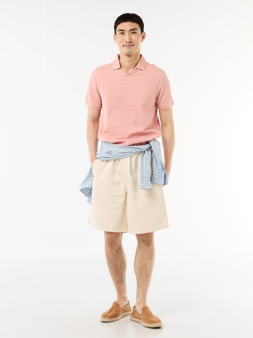 Polo in piqué di cotone a maniche corte - Kiabi