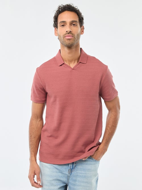 Polo in piqué di cotone a maniche corte - Kiabi