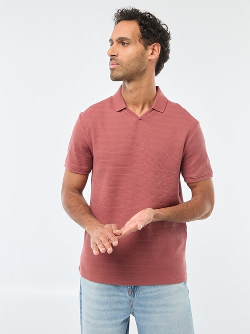 Polo in piqué di cotone a maniche corte - Kiabi