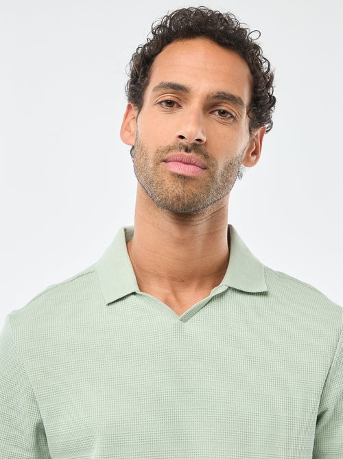 Polo in piqué di cotone a maniche corte - Kiabi Polo in piqué di cotone a maniche corte - Kiabi