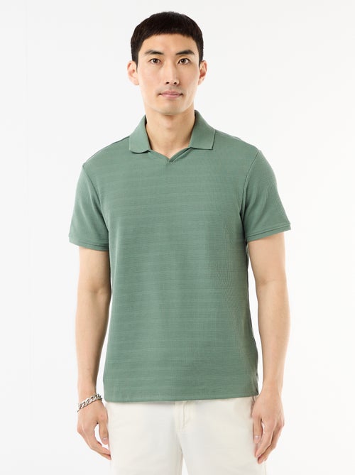 Polo in piqué di cotone a maniche corte - Kiabi