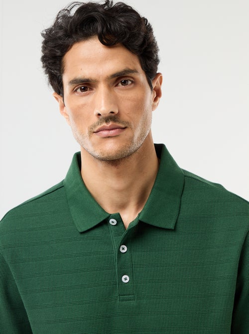 Polo in piqué di cotone a maniche corte - Kiabi