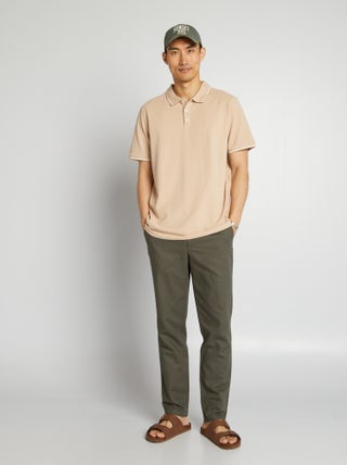 Polo in piqué di cotone
