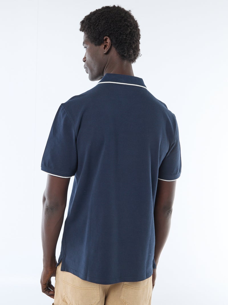 Polo in piqué di cotone Beige - Kiabi