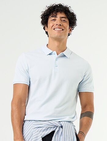 Polo in piqué di cotone