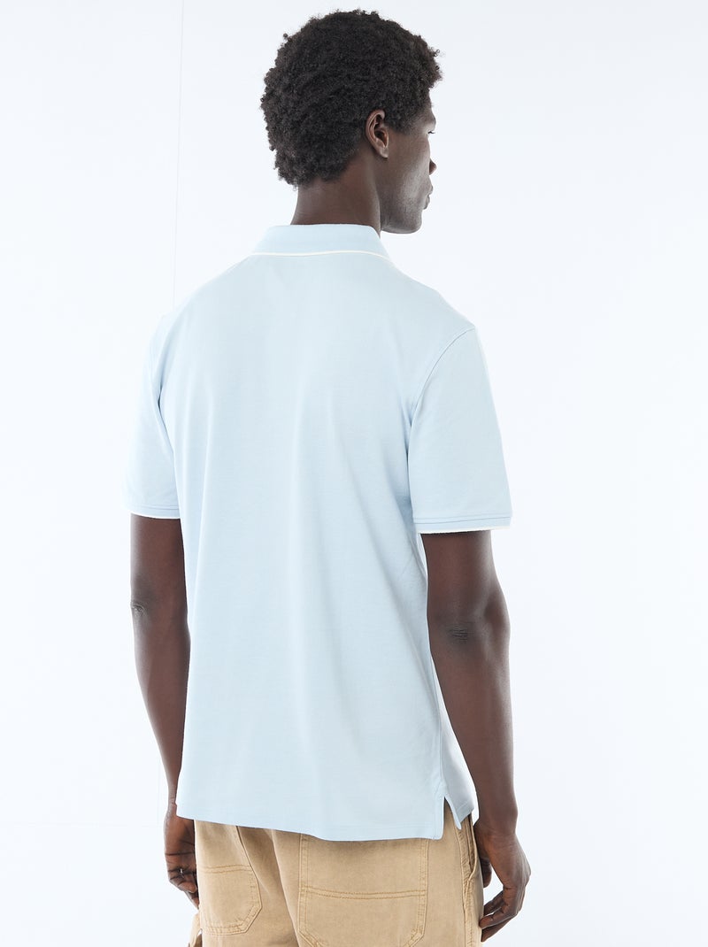 Polo in piqué di cotone Blu - Kiabi
