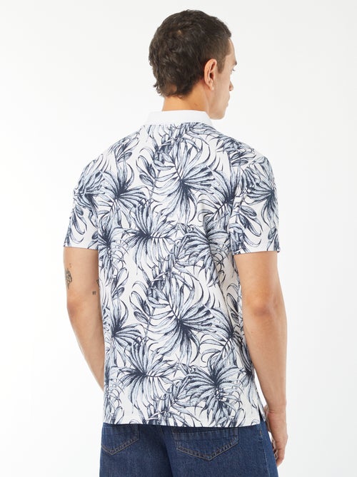 Polo in piqué di cotone con stampa - Kiabi