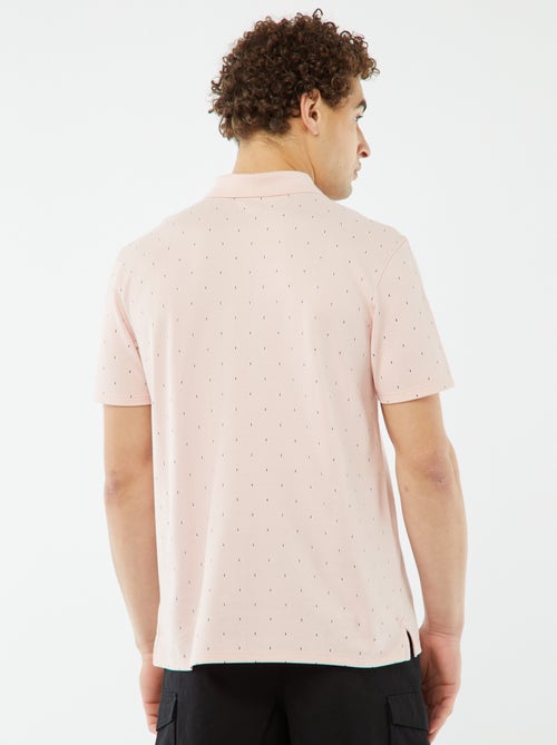 Polo in piqué di cotone con stampa - Kiabi