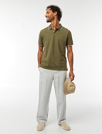 Polo in piqué di cotone