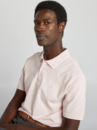 Polo in piqué di cotone
