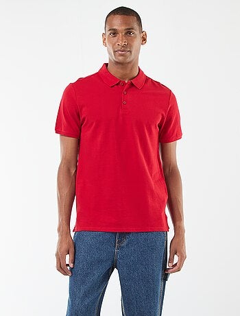 Polo in piqué di cotone