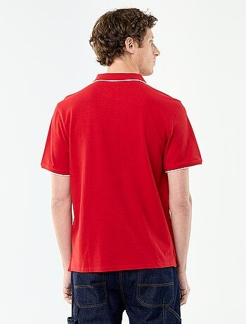 Polo in piqué di cotone