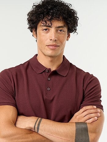 Polo in piqué di cotone