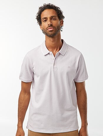 Polo in piqué di cotone
