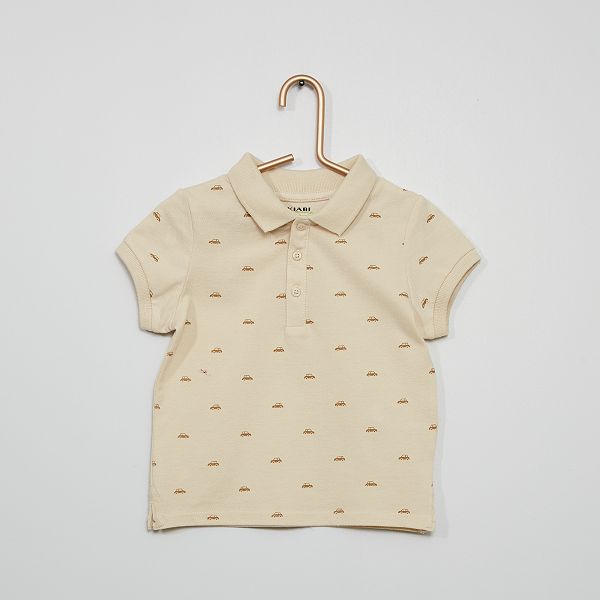 Polo In Pique Eco Sostenibile Neonato Beige Kiabi 2 00