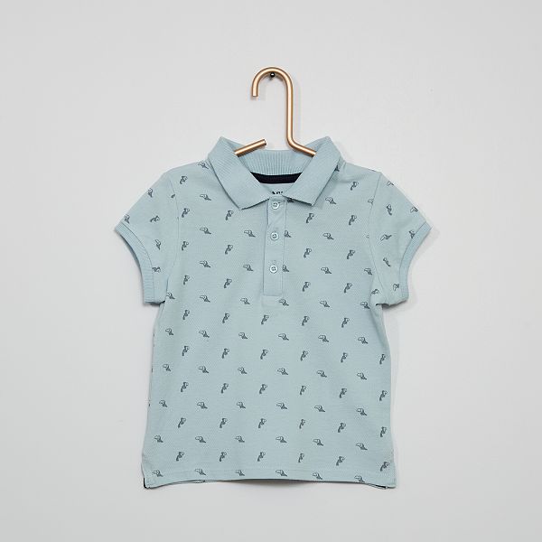 Polo In Pique Eco Sostenibile Neonato Blu Kiabi 3 00