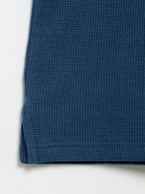 Polo in tessuto a nido d'ape - Kiabi