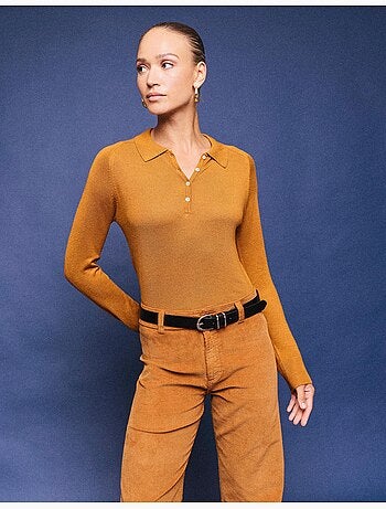 Polo in viscosa, mo fashion