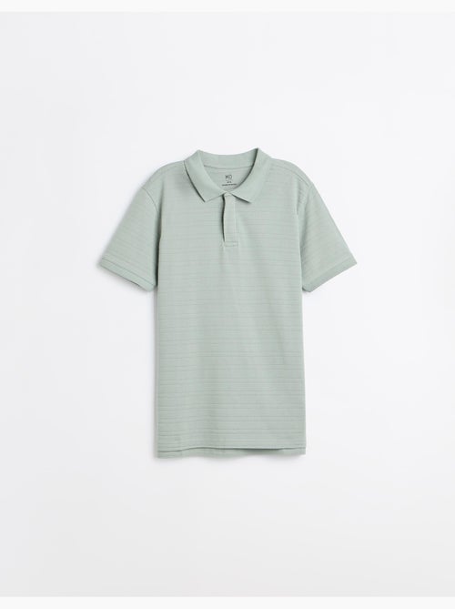 Polo jacquard, mo fashion - Kiabi Polo jacquard, mo fashion - Kiabi