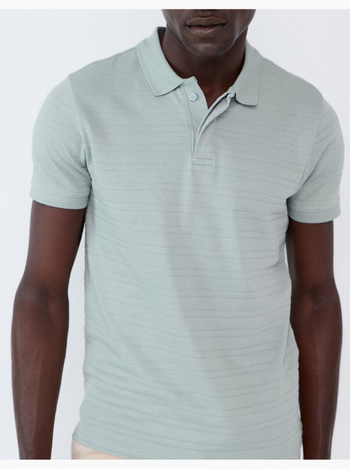 Polo jacquard, mo fashion - Kiabi