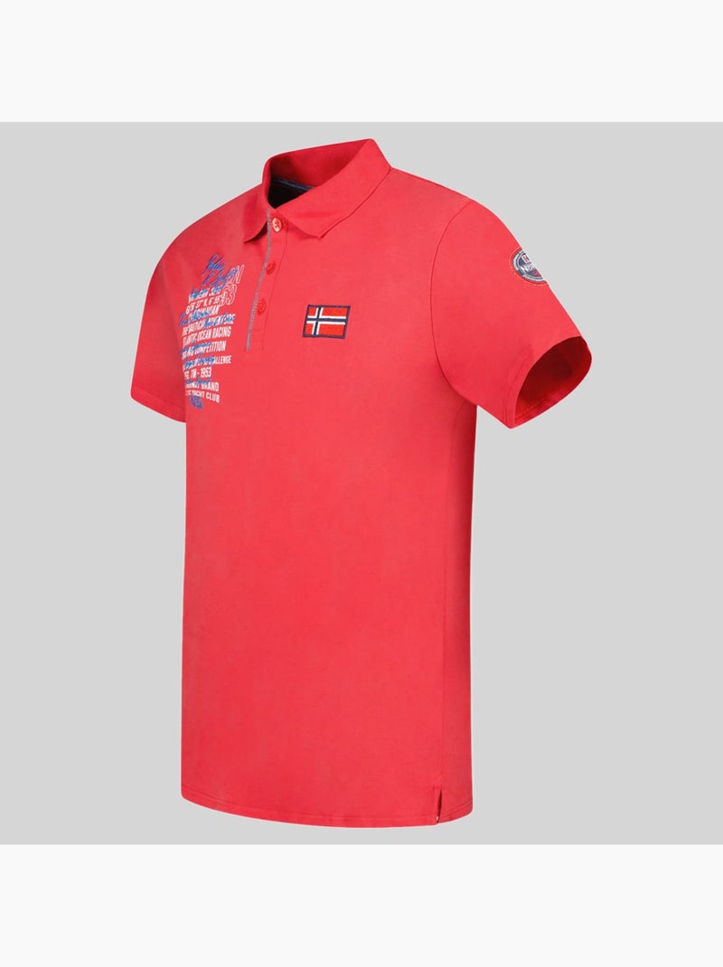 Polo kancre – geographical norway Rosso - Kiabi