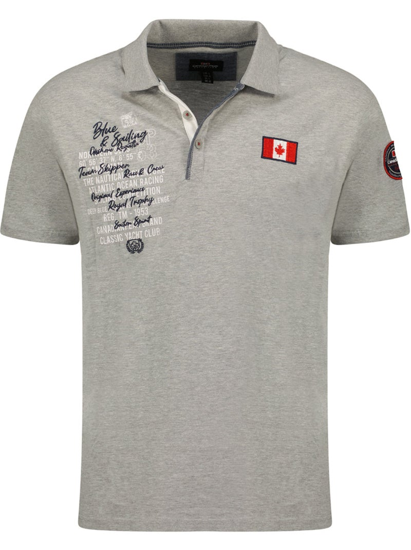 Polo kancreak – canadian peak Grigio chiaro - Kiabi