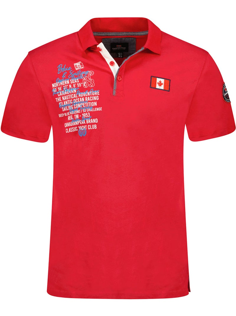 Polo kancreak – canadian peak Rosso - Kiabi