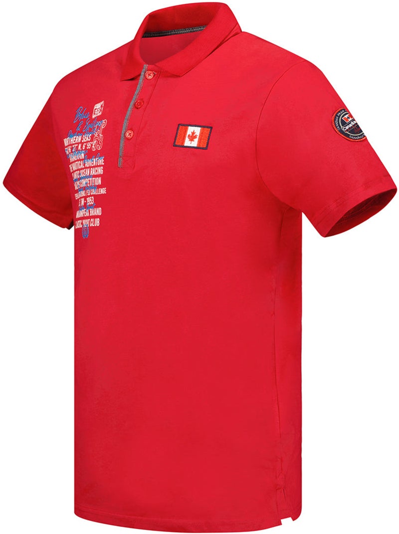 Polo kancreak – canadian peak Rosso - Kiabi