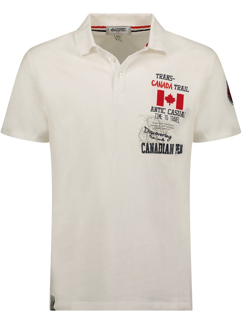 Polo kantrail – canadian peak Bianco - Kiabi