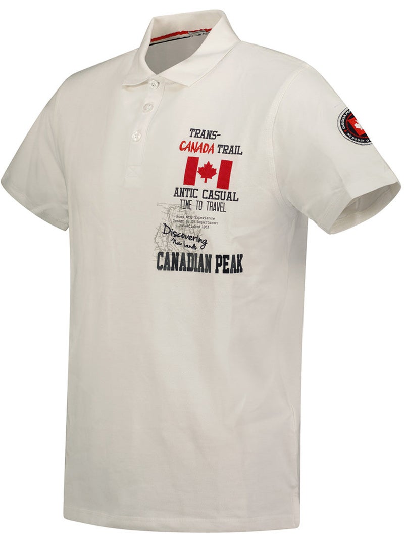 Polo kantrail – canadian peak Bianco - Kiabi