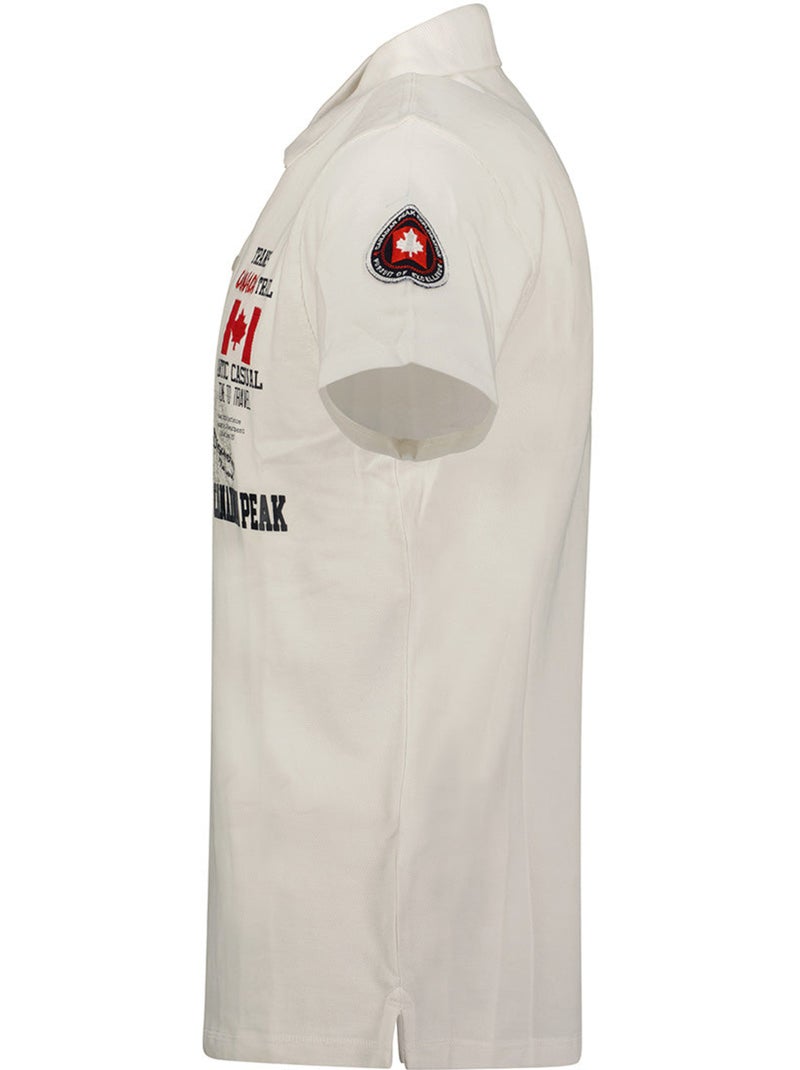 Polo kantrail – canadian peak Bianco - Kiabi