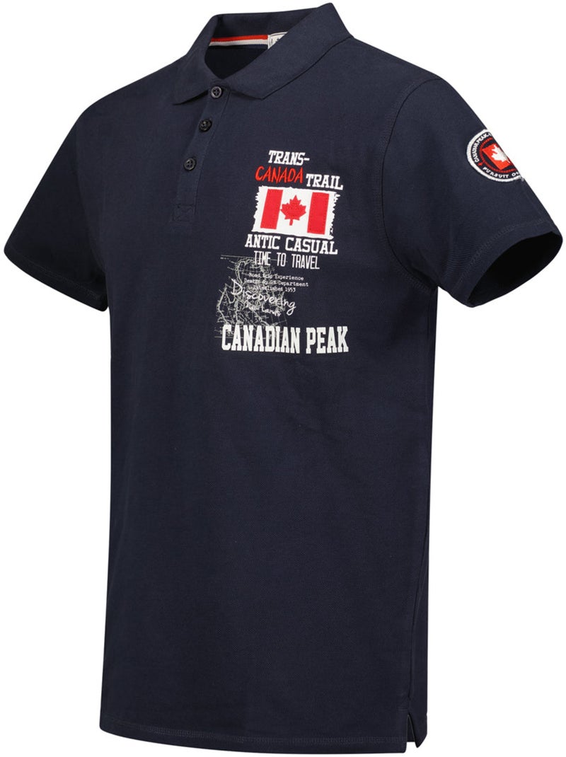 Polo kantrail – canadian peak Blu marino - Kiabi