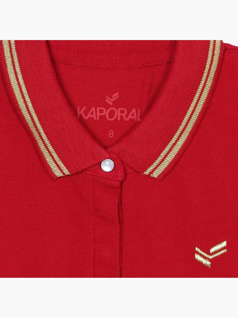Polo Kaporal per Ragazza Rosso - Kiabi