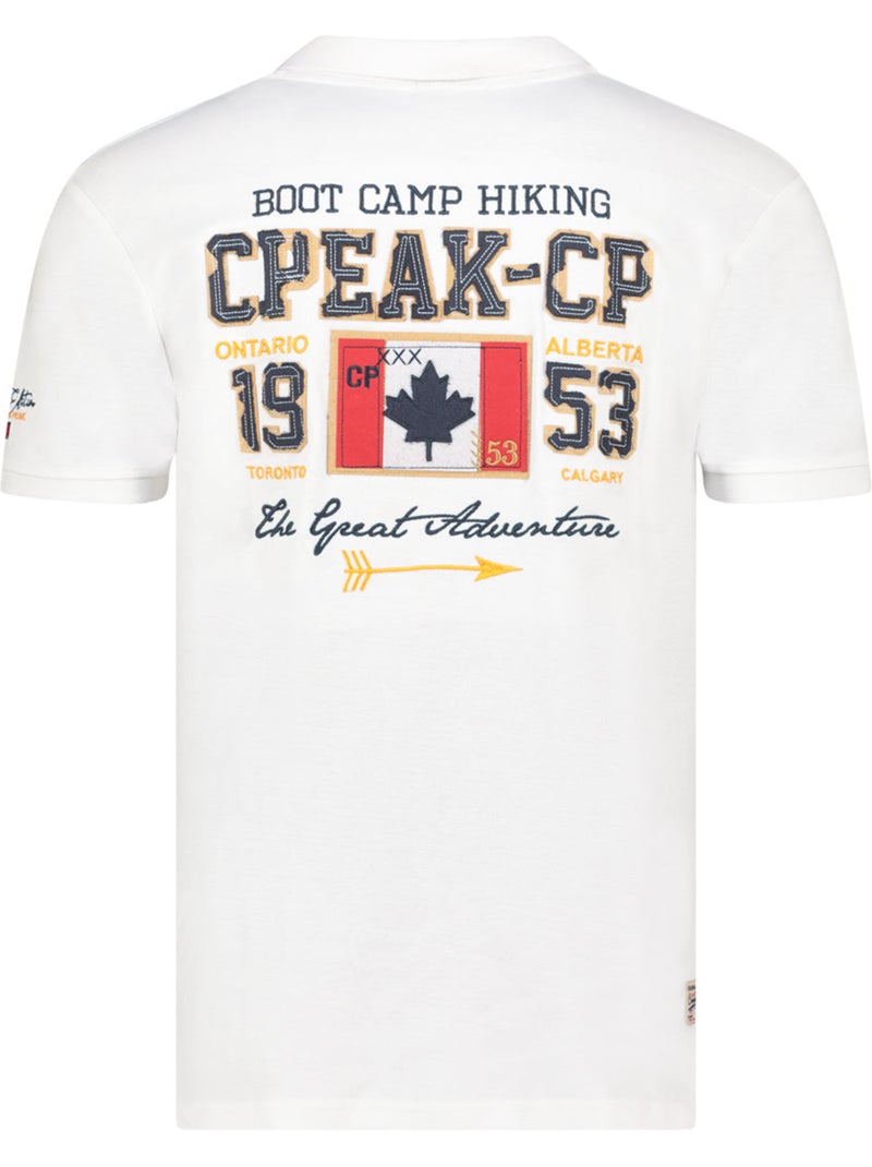 Polo kapucineak – canadian peak Bianco - Kiabi